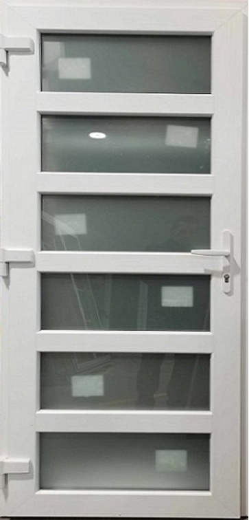 Drzwi-PCV z szybkami