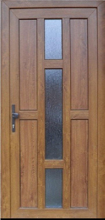 Drzwi-pvc z przeszkleniem