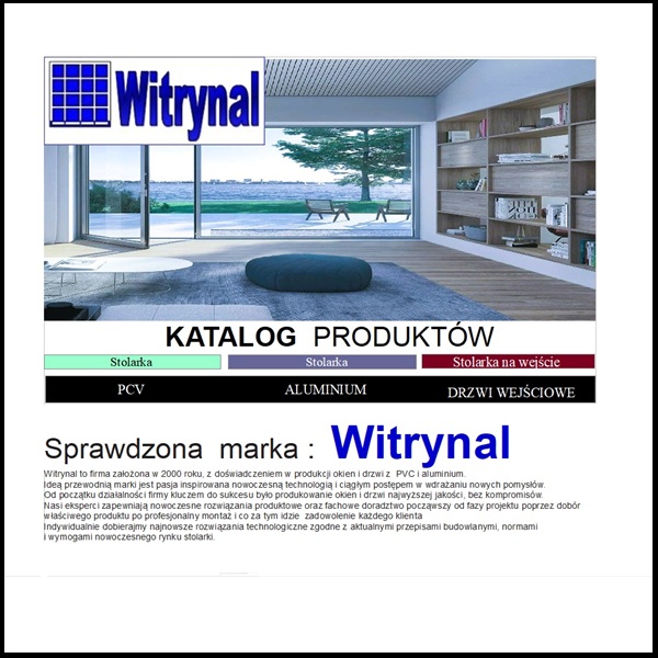 Katalog produktów Witrynal